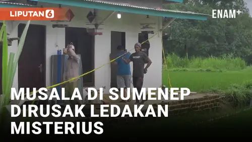 VIDEO: Geger! Ledakan di Sumenep Rusak Musala dan Lukai Warga