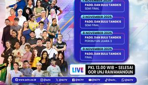 Turnamen Olahraga Selebriti Indonesia atau TOSI 4. (SCTV)