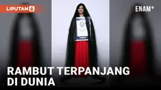 PECAHKAN REKOR RAMBUT TERPANJANG DI DUNIA, PANJANG RAMBUT WANITA INDIA INI 2,3 METER