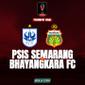 Cover Perempat Final Piala Presiden 2022 PSIS VS Bhayangkara (Bola.com/Bayu Kurniawan Santoso)