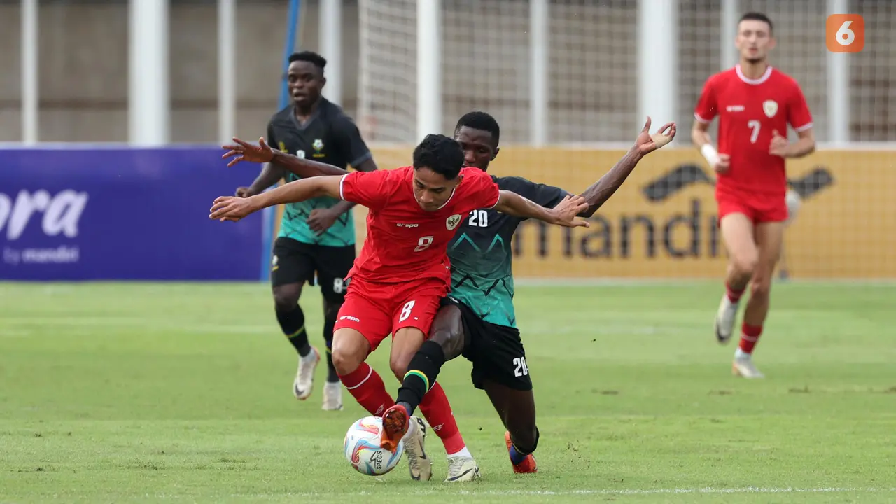 Foto: Berakhir dengan Skor Kacamata, Timnas Indonesia Bermain Imbang Melawan Tanzania di Laga Uji Coba