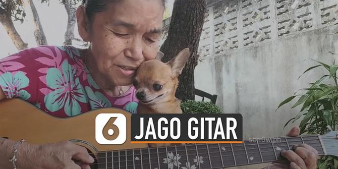 VIDEO: Berusia Tua, Tapi Punya Suara Merdu dan Jago Gitar