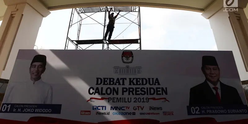 Menengok Persiapan Panggung Debat Capres Kedua