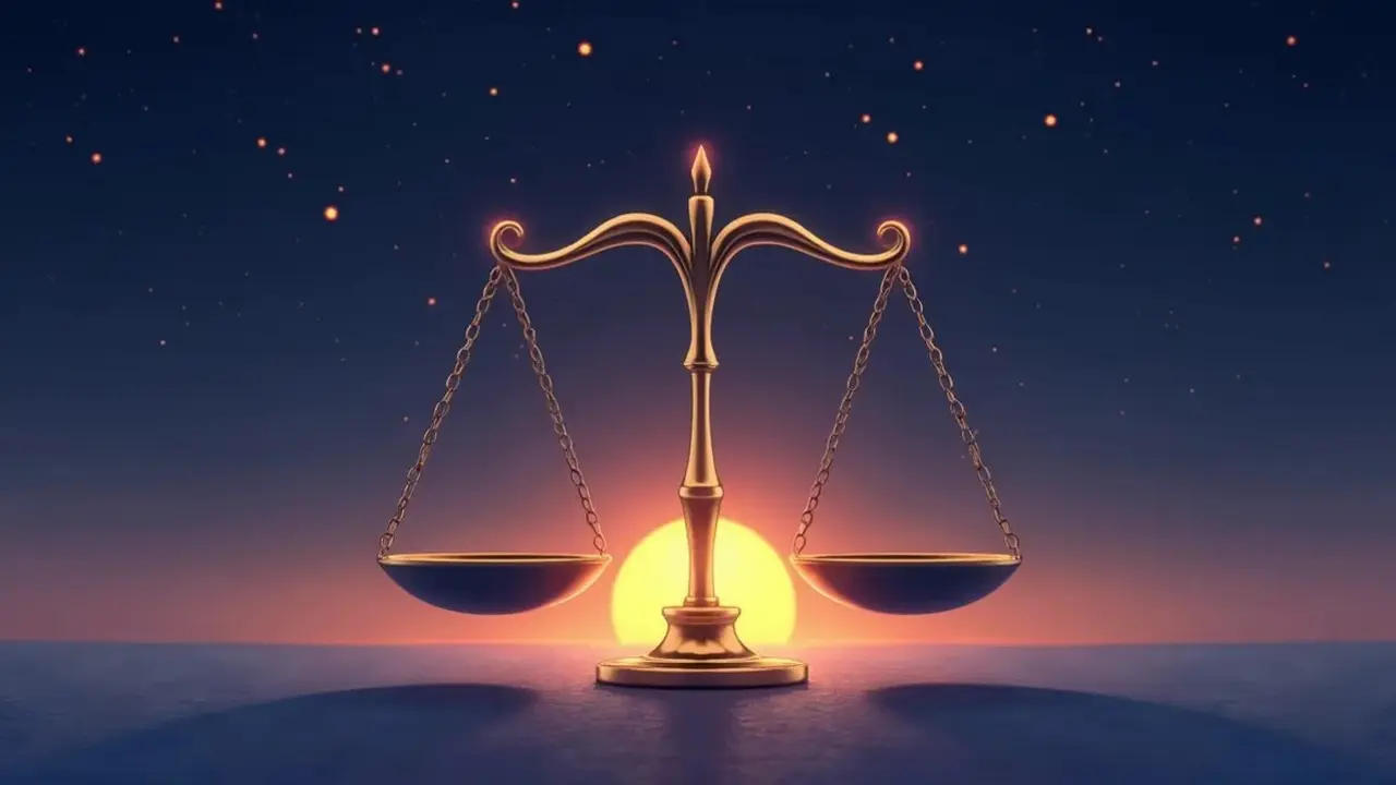 logo zodiak libra (sumber: AI generated)