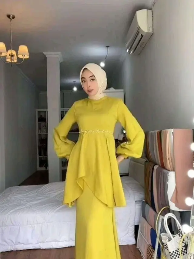 dress kuning 1
