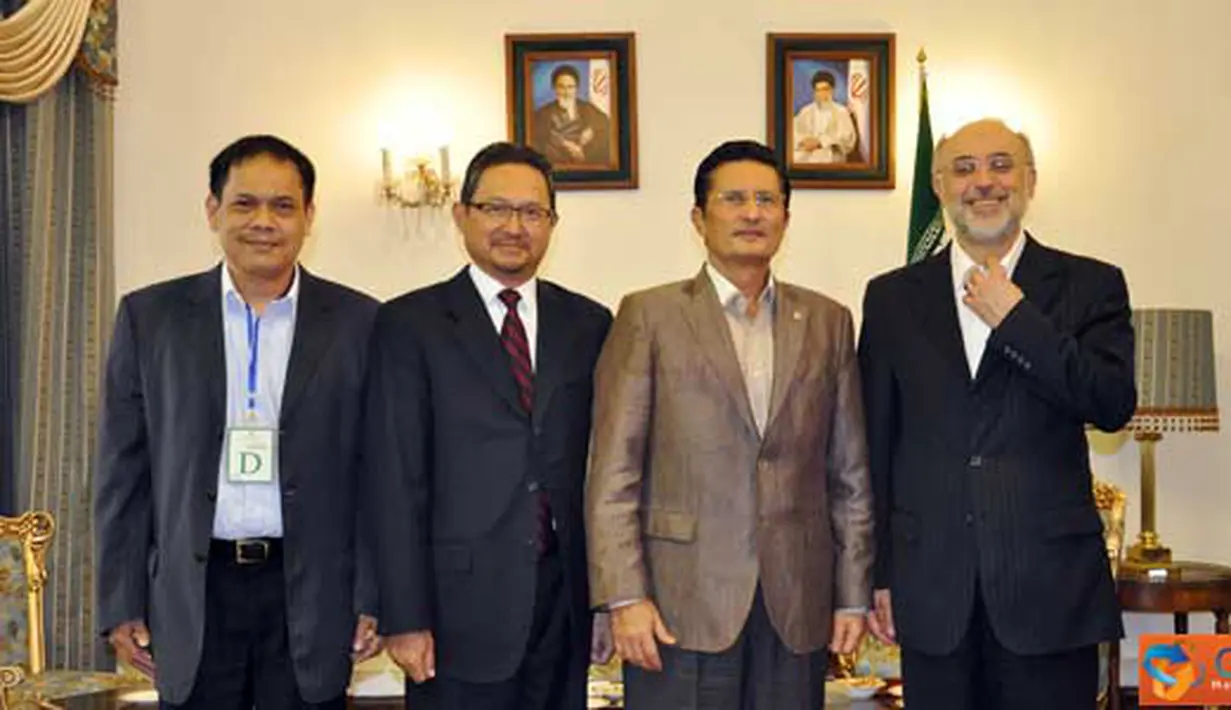 Citizen6, Iran:  Foto bersama dengan Menteri Kelautan dan Perikanan, Dirjen Kelautan, dan Dubes Indonesia RI-Iran. (Pengirim: Efrimal Bahri)
