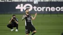 Kapten sekaligus bintang Argentina, Lionel Messi mengontrol bola dalam sesi latihan timnas Argentina di Fort Lauderdale, Florida, jelang laga uji coba menghadapi Honduras. (AP/Michael Laughlin)