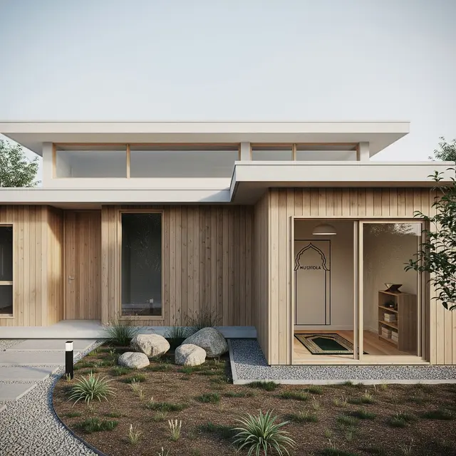 Desain Rumah Minimalis 6x10 Ada Mushola