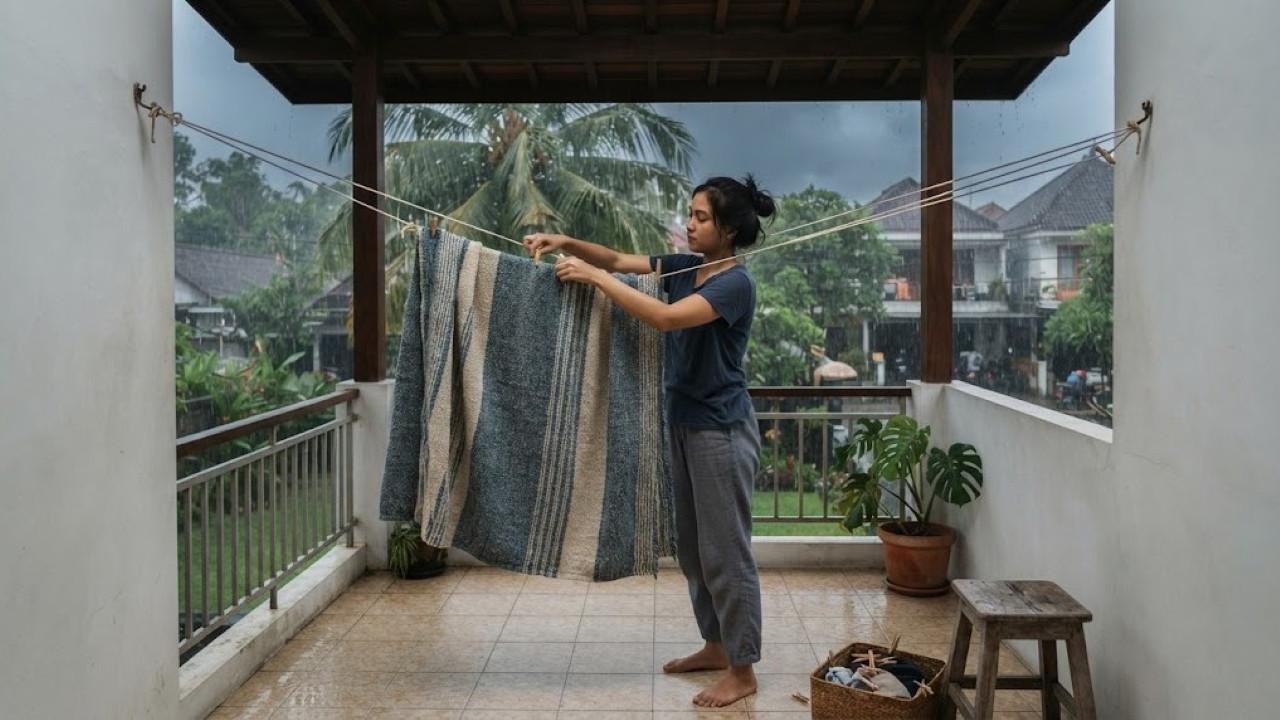 Cara Mencuci Selimut Tebal di Musim Hujan agar Kering Sempurna tanpa Bau Apek, Praktis dan Efektif