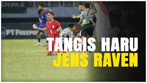 VIDEO: Tangis Haru Jens Raven Saat Bawa Timnas Indonesia Raih Gelar Juara Piala AFF U-19