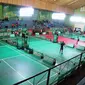 Suasana persaingan ketat kategori perorangan MILO School Competition Balikpapan menuju babak 16 besar di GOR Hevindo, Balikpapan pada hari Kamis (17/9) (istimewa)