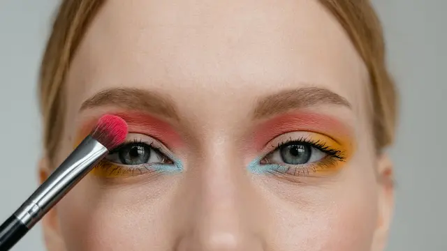 3. Set makeup menggunakan powder