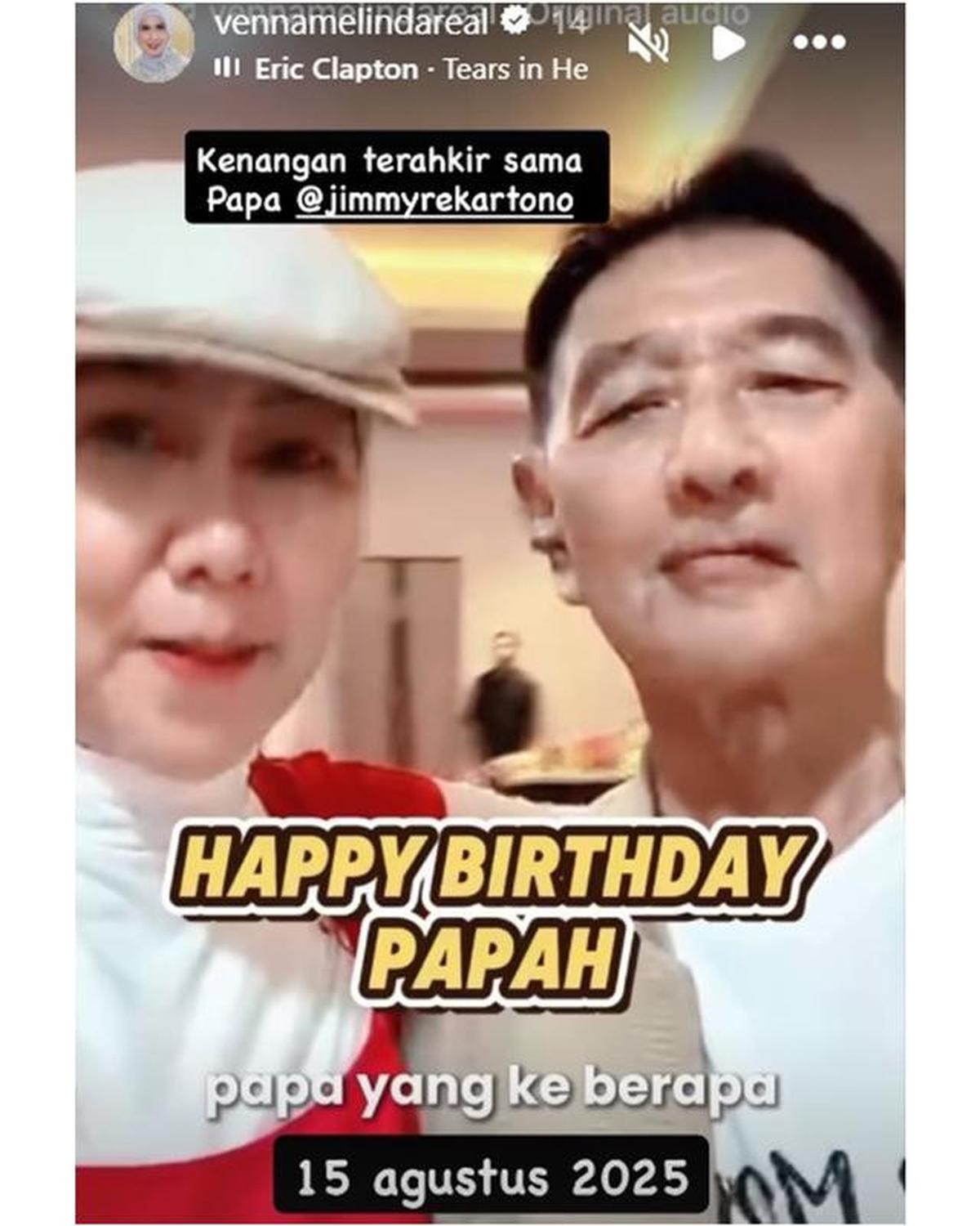 Ayah Venna Melinda Meninggal Dunia, Ini 6 Potret Kenangan Bersama Keluarga