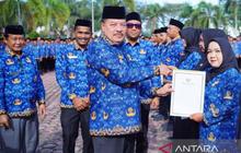 Pemkab Nagan Raya Serahkan SK Pengangkatan 2.150 PPPK Paruh Waktu, Wujud Apresiasi Pengabdian
