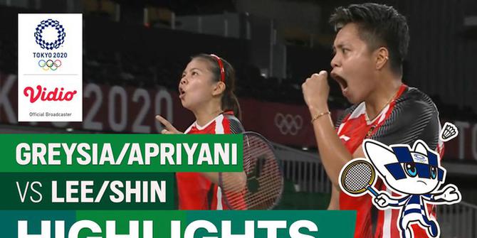 VIDEO: Kalahkan Wakil Korea Selatan, Greysia Polii / Apriyani Rahayu Melaju ke Final Olimpiade Tokyo 2020