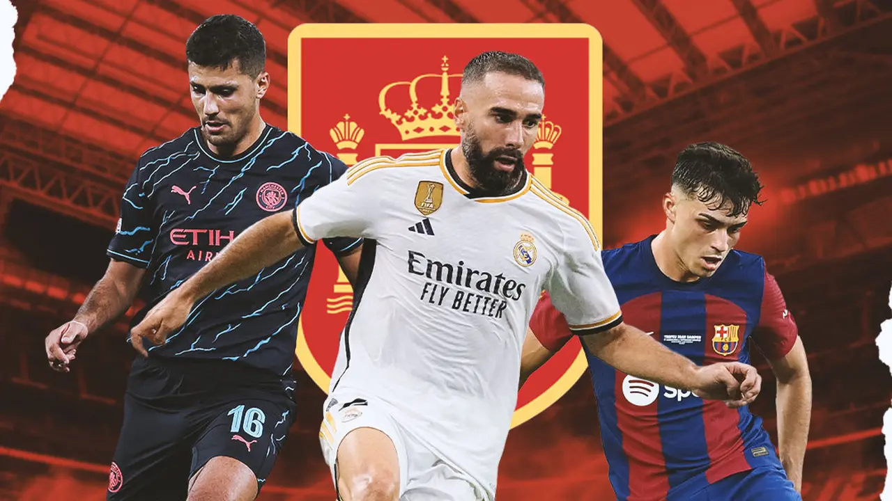Ilustrasi - Rodri, Dani Carvajal, Pedri