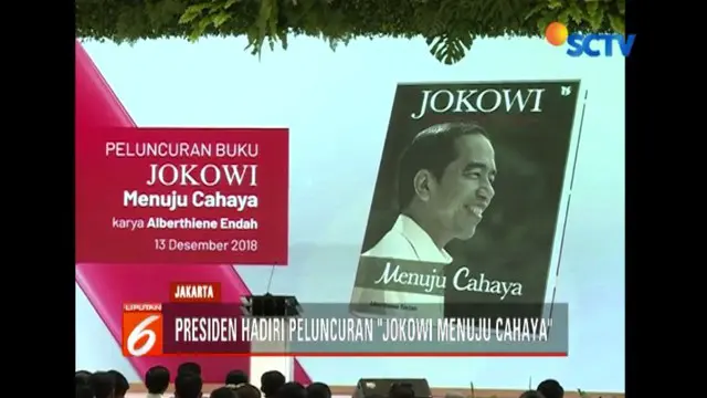 Presiden Jokowi hadiri peluncuran buku ‘Jokowi Menuju Chaya’ yang ditulis oleh Alberthine Endah.