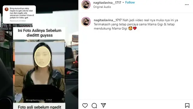 Miss Kay, wanita yang disebut-sebut mirip Nagita Slavina (Foto: Instagram/@nagitaslavina__1717)