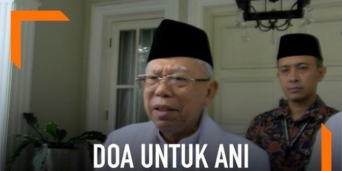 VIDEO: Doa Ma'ruf Amin untuk Kesembuhan Ani Yudhoyono
