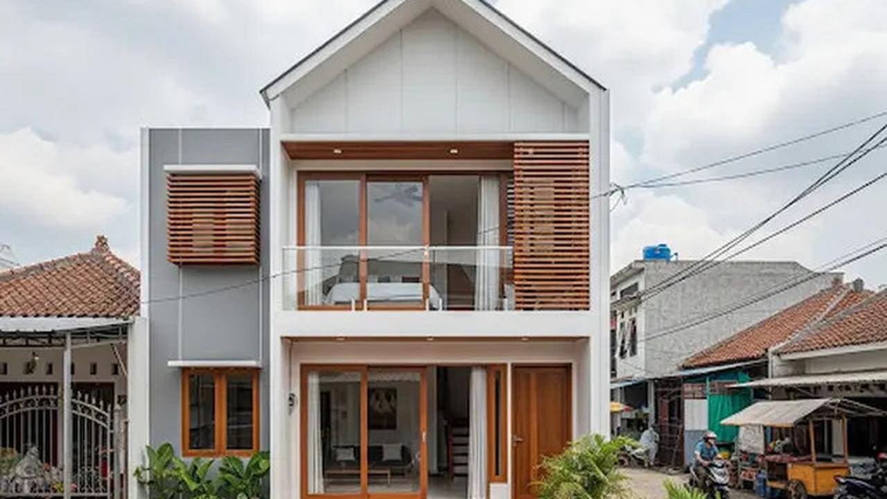 10 Inspirasi Rumah Sederhana 5x8 Meter 2 Lantai 2 Kamar yang Nyaman dan Elegan