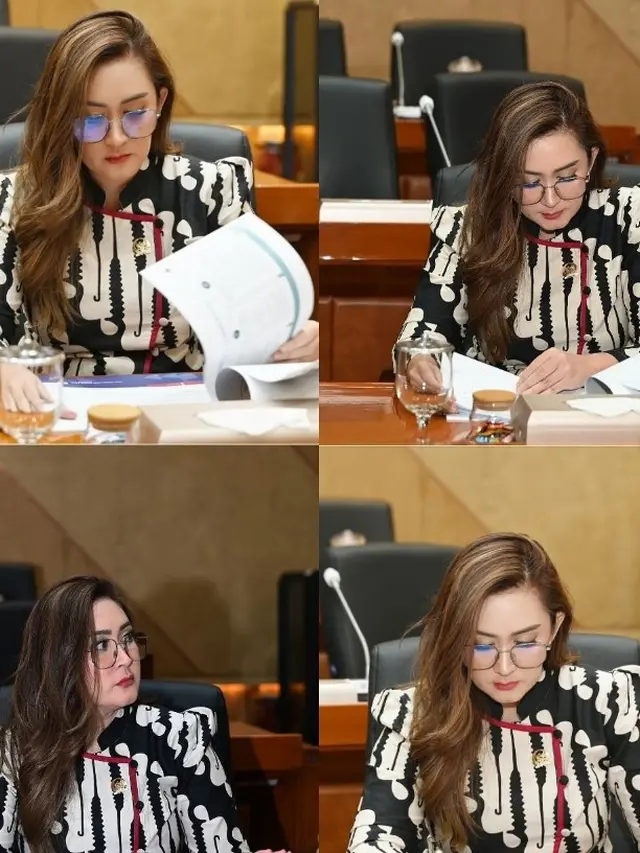 Potret Nafa Urbach dengan Batik dan Tenun saat ke Kantor