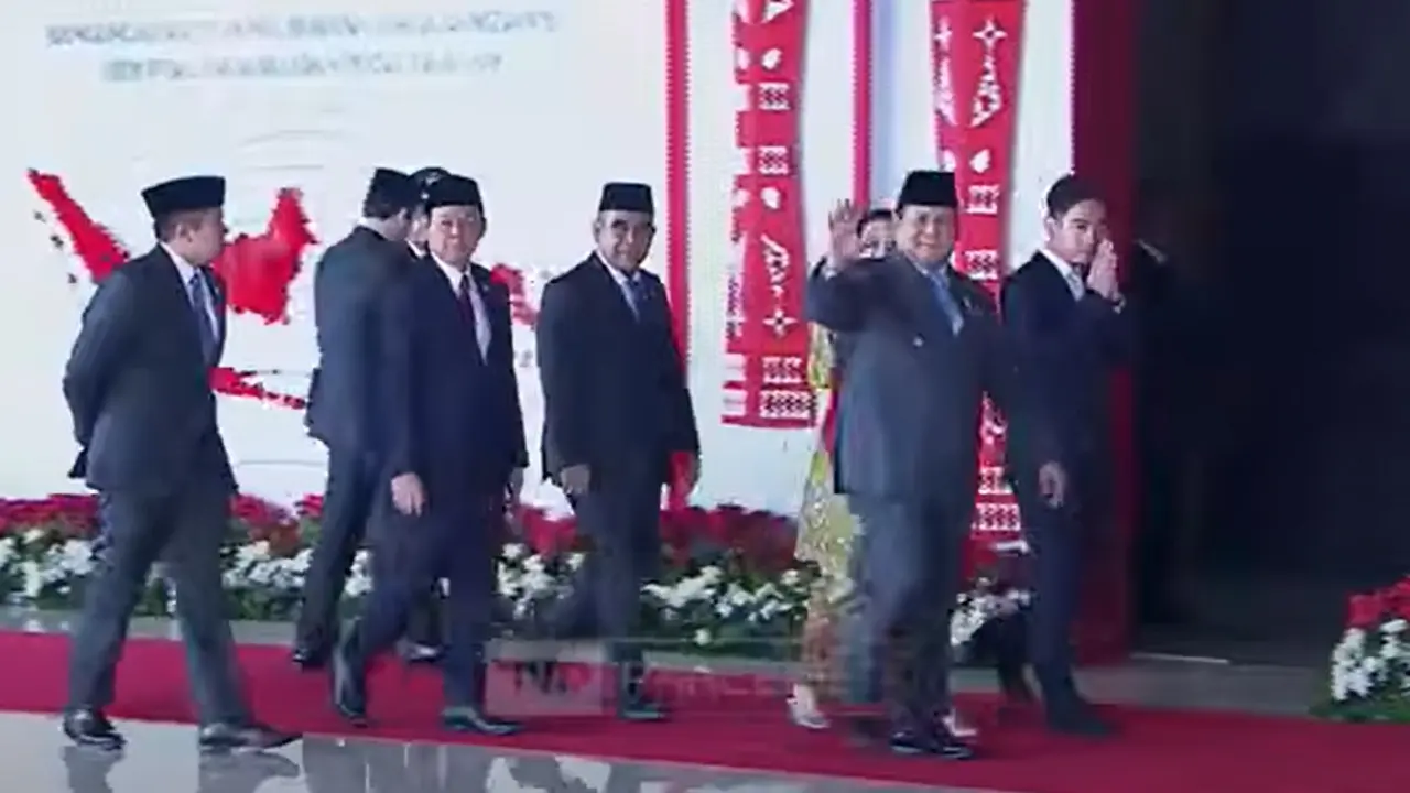 Prabowo Tiba di Sidang Tahunan MPR untuk Pidato Kenegaraan Perdana