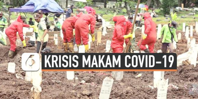 VIDEO: Jakarta Berjuang Hadapi Krisis Lahan Makam Covid-19