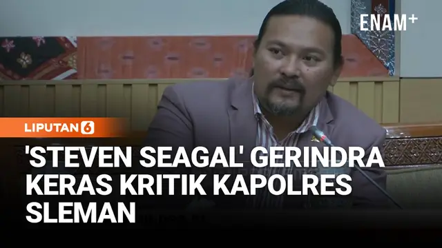 Martin 'Steven Seagel' DPR Tegur Keras Kajari dan Kapolres Sleman: Bisa Rusak Institusi Pak!