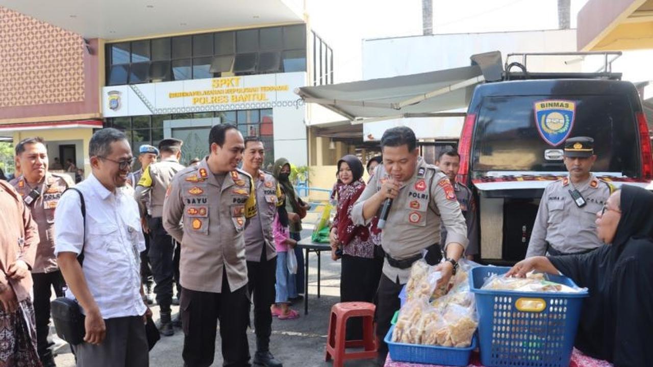 Polres Bantul Gandeng UMKM dalam Gerakan Pangan Murah, Jaga Stabilitas Harga