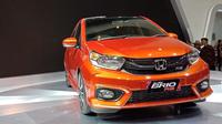 All New Honda Brio hadir  dengan sosok baru tanpa adanya perubahan mesin. (Arief A/Liputan6.com)