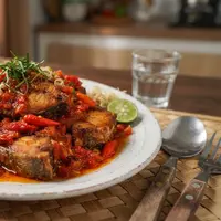 Resep Masak Ikan Tongkol Sambal Tomat. (AI Generated)