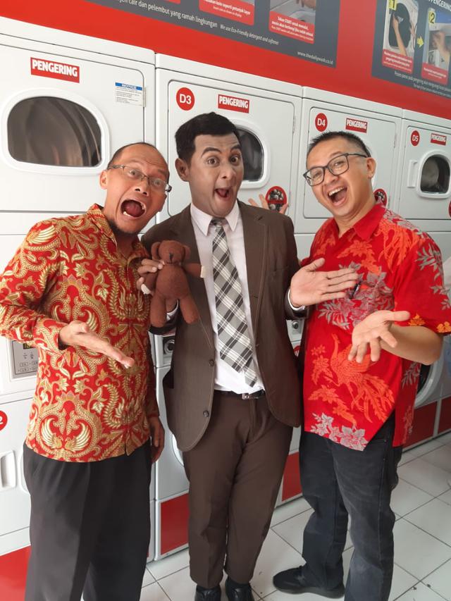 Mr Bean Indonesia Muncul Di Launching The Daily Wash Karawaci Showbiz Liputan6 Com