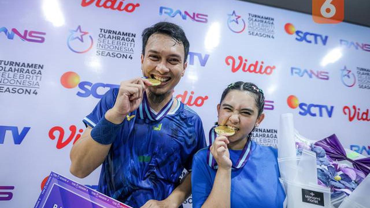 Kalahkan Raffi Ahmad dan Bellaetrix Manuputty, Mohammad Ahsan dan Ziva Magnolya Semringah Bertakhta di TOSI 4