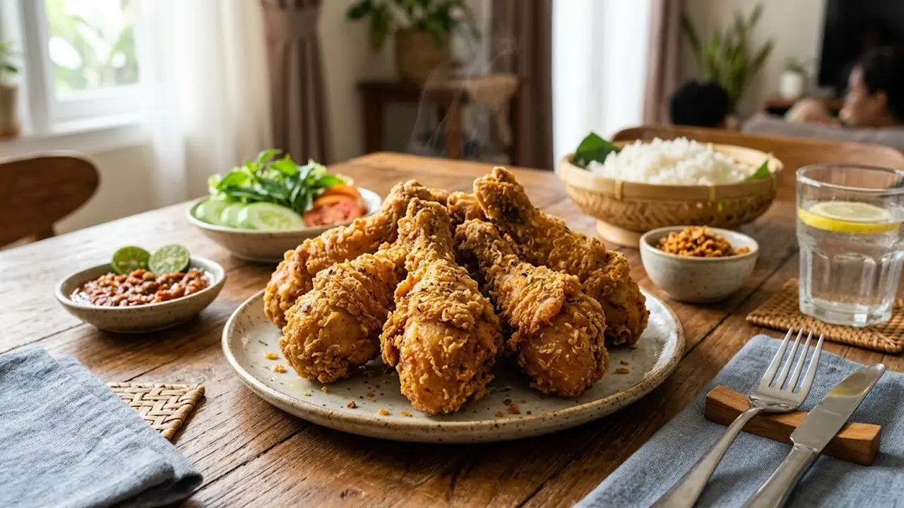 Resep Ayam Crispy Simple Tanpa Telur
