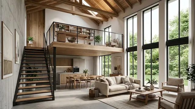 Desain Rumah dengan Plafon Tinggi