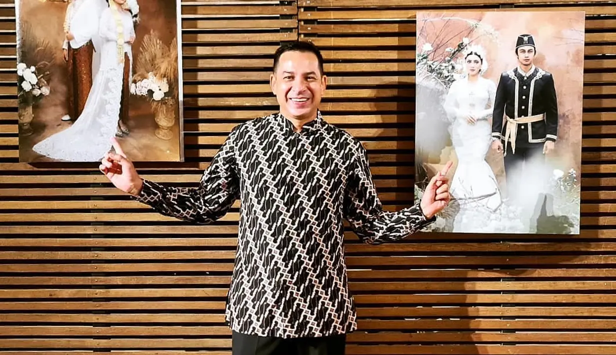 Pesona maskulin ala bapak-bapak semakin kuat dalam balutan outfit kondangan [@ariwibowo_official]