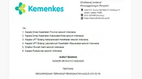 Kemenkes Keluarkan SE Kewaspadaan Peningkatan Kasus COVID-19, Apa Artinya?