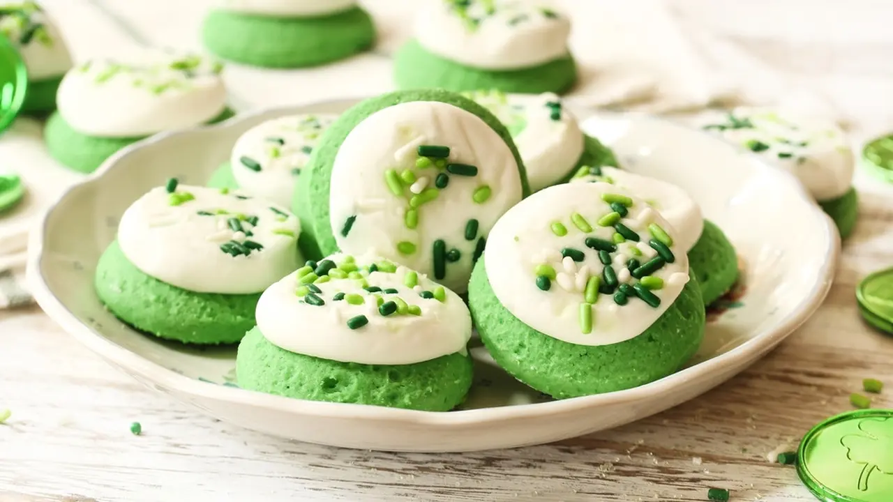 resep matcha button cookies