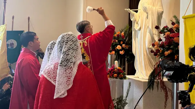 Gereja Katolik Kalvari Lubang Buaya akhirnya diresmikan pada Sabtu 14 September 2024.