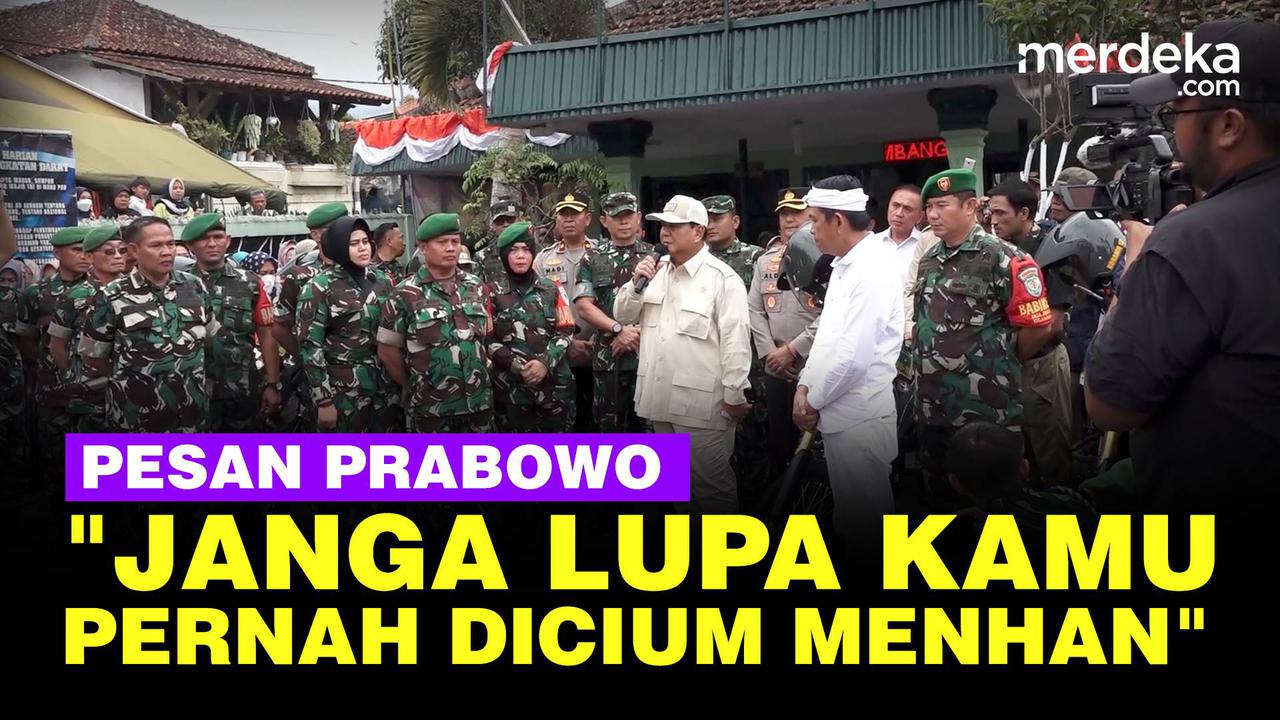 VIDEO: Menhan Prabowo Depan Babinsa TNI Bicara Pemerintahan Jokowi Disegani Dunia