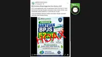 Cek Fakta: Hoaks Link Pendaftaran Program Bantuan BPJS Kesehatan Rp 52 Juta