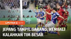 Dari laga Grup E yang berakhir beberapa saat lalu, Jepang memastikan langkah ke babak 16 besar, setelah di laga terakhir berhasil menundukkan Spanyol dengan skor 2-1. Meski kalah, Spanyol mendampingi Jepang lolos ke fase berikutnya.