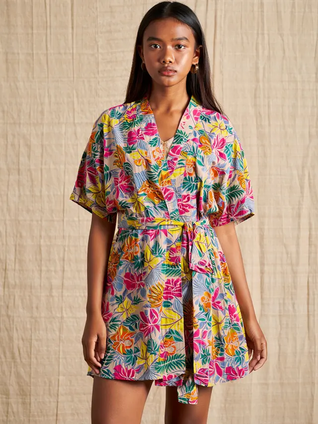 Dress Batik Kimono Batik Outerwear Urban Chic
