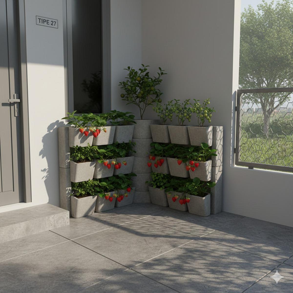 8 Ide Desain Kebun Buah Mini untuk Rumah Subsidi Type 27, Panen Segar di Lahan Terbatas