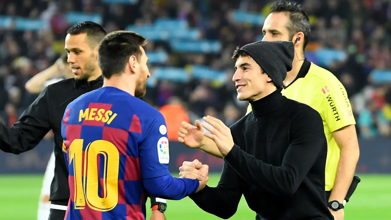 Marc Marquez dan Lionel Messi