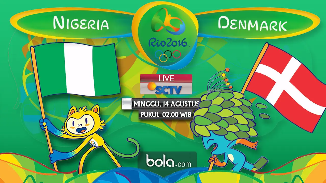 Nigeria Vs Denmark (Bola.com/Adreanus Titus)