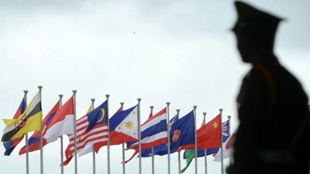 Ilustrasi bendera negara anggota ASEAN