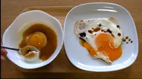 Kreasi Puding Unik Mirip Telur Mata Sapi