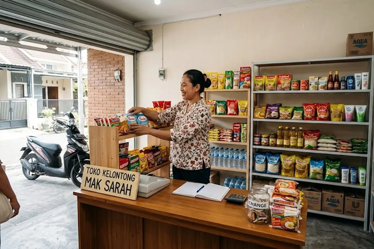 usaha toko kelontong