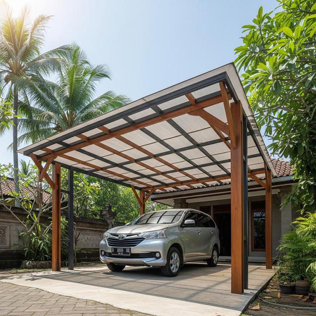 7 Desain Paranet untuk Carport agar Kendaraan Terlindungi dari Terik Matahari
